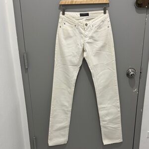 Acne Women's Cream Skinny Jeans